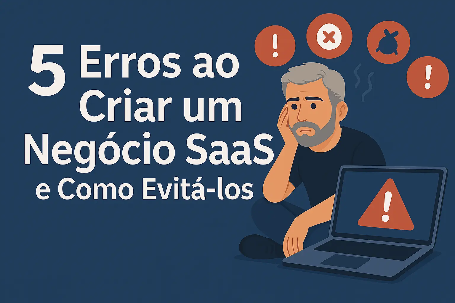 5 erros comuns ao lançar um SaaS (e como evitar mesmo se você for experiente)