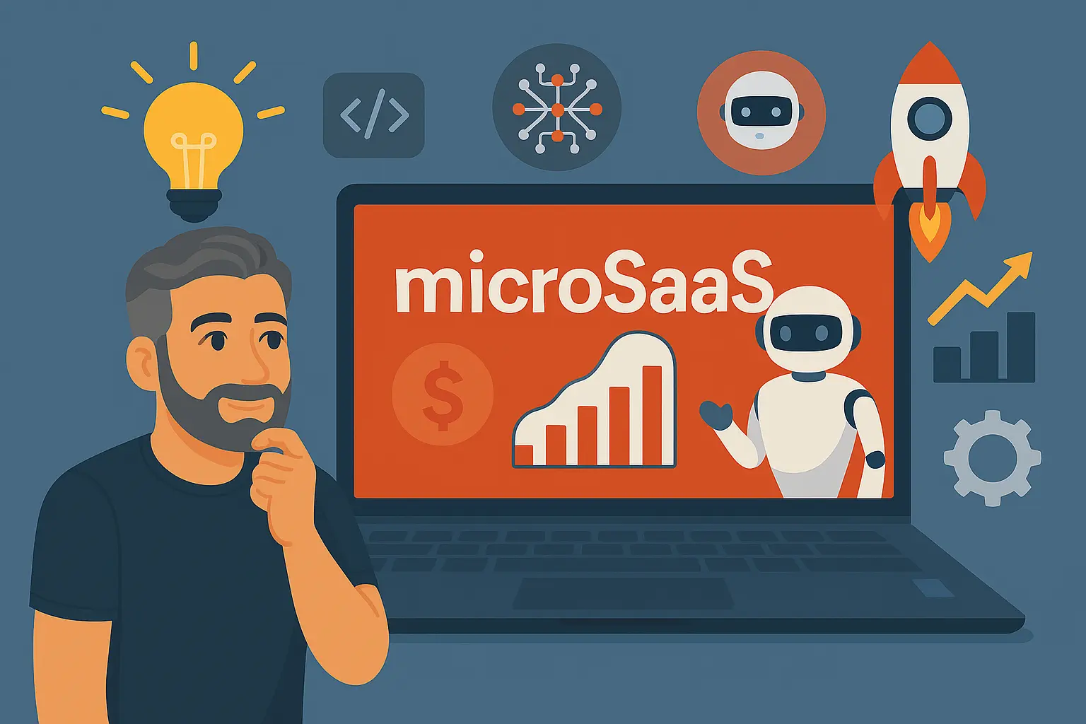 Como transformar sua ideia em um microSaaS com IA embarcada (guia completo)